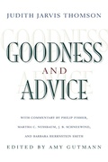 Cover: Goodness and Advice - Princeton University Press