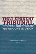 Cover: That Eminent Tribunal - Princeton University Press