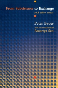 Enlarge image Cover: From Subsistence to Exchange and Other Essays - Princeton University Press