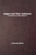 Cover: Judges and Their Audiences - Princeton University Press