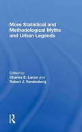 Cover: More Statistical and Methodological Myths and Urban Legends - Routledge