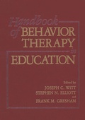 Cover: Handbook of Behavior Therapy in Education - Springer