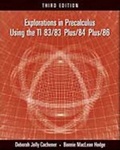 Cover: Explorations in Precalculus Using the TI 83/83 Plus/84 Plus/86 - Brooks/Cole