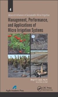 Abbildung von: Management, Performance, and Applications of Micro Irrigation Systems - Apple Academic Press Inc.