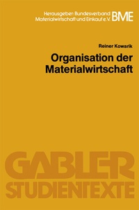 Abbildung von: Organisation der Materialwirtschaft - Springer Gabler