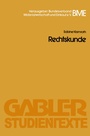 Cover: Rechtskunde - Springer Gabler