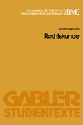 Cover: Rechtskunde - Springer Gabler