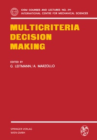 Enlarge image Cover: Multicriteria Decision Making - Springer