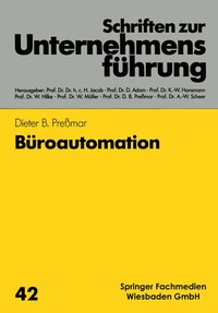 Abbildung von: Büroautomation - Springer Gabler