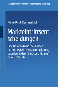 Abbildung von: Markteintrittsentscheidungen - Springer Gabler