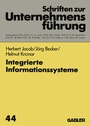 Cover: Integrierte Informationssysteme - Springer Gabler