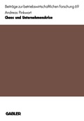Cover: Chaos und Unternehmenskrise - Springer Gabler