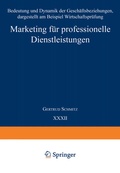 Bild: Marketing f&uuml;r professionelle Dienstleistungen - Springer Gabler
