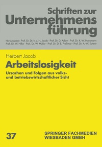 Enlarge image Cover: Arbeitslosigkeit - Springer Gabler
