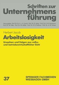 Enlarge image Cover: Arbeitslosigkeit - Springer Gabler