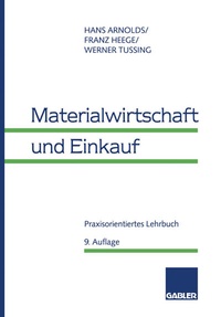 Abbildung von: Materialwirtschaft und Einkauf - Springer Gabler