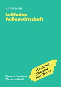 Abbildung von: Leitfaden Außenwirtschaft - Springer Gabler
