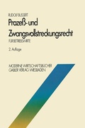 Cover: Proze&szlig;- und Zwangsvollstreckungsrecht f&uuml;r Betriebswirte - Springer Gabler