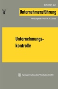 Cover: Unternehmungskontrolle - Springer Gabler