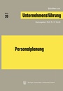 Cover: Personalplanung - Springer Gabler