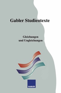 Abbildung von: Gleichungen und Ungleichungen - Springer Gabler