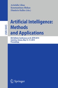 Enlarge image Cover: Artificial Intelligence: Methods and Applications - Springer