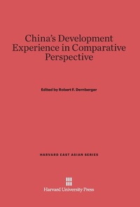 Enlarge image Cover: China's Development Experience in Comparative Perspective - Harvard University Press