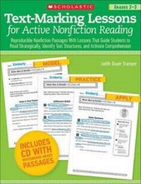 Enlarge image Cover: Text-Marking Lessons for Active Nonfiction Reading - Scholastic US