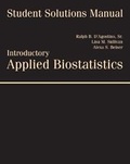 Cover: Student Solutions Manual for D'Agostino/Sullivan/Beiser's Introductory Applied Biostatistics - Brooks/Cole