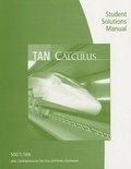 Cover: Student Solutions Manual (Chapters 0-10) for Tan's Single Variable Calculus - Wadsworth Publishing Co Inc