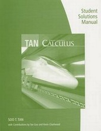 Enlarge image Cover: Student Solutions Manual (Chapters 0-10) for Tan's Single Variable Calculus - Wadsworth Publishing Co Inc