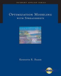 Enlarge image Cover: Optimizing Modeling with Spreadsheets - Brooks/Cole