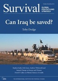 Cover: Survival 56.5 - Routledge
