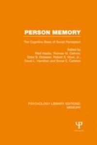 Enlarge image Cover: Person Memory (PLE: Memory) - Psychology Press Ltd