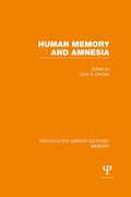 Cover: Human Memory and Amnesia (PLE: Memory) - Psychology Press Ltd