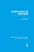 Cover: Scientists as Writers - Routledge