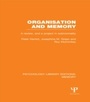 Cover: Organisation and Memory (PLE: Memory) - Psychology Press Ltd