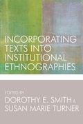 Cover: Incorporating Texts Into Institutional Ethnographies - University of Toronto Press