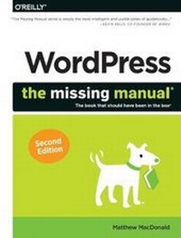 Enlarge image Cover: WordPress: The Missing Manual - O'Reilly