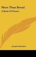 Cover: More Than Bread - Kessinger Publishing