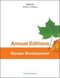 Enlarge image Cover: Annual Editions: Human Development, 43/e - McGraw-Hill Education