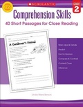 Cover: Comprehension Skills: 40 Short Passages for Close Reading: Grade 2 - Scholastic US