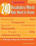 Cover: 240 Vocabulary Words Kids Need to Know: Grade 6 - Scholastic US