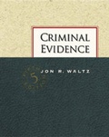 Cover: Criminal Evidence 5e - Wadsworth Publishing Co Inc