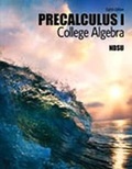 Cover: College Algebra Precalculus I: Study of Functions - Kendall/Hunt Publishing Co ,U.S.