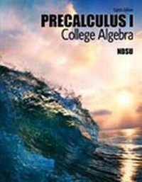 Enlarge image Cover: College Algebra Precalculus I: Study of Functions - Kendall/Hunt Publishing Co ,U.S.