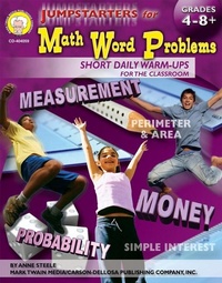 Enlarge image Cover: Jumpstarters for Math Word Problems, Grades 4 - 8 - Mark Twain Media