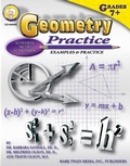 Cover: Geometry Practice Book, Grades 7 - 8 - Mark Twain Media