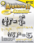 Cover: Algebra II Practice Book, Grades 7 - 8 - Mark Twain Media