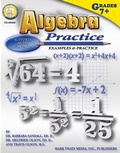 Cover: Algebra Practice Book, Grades 7 - 8 - Mark Twain Media